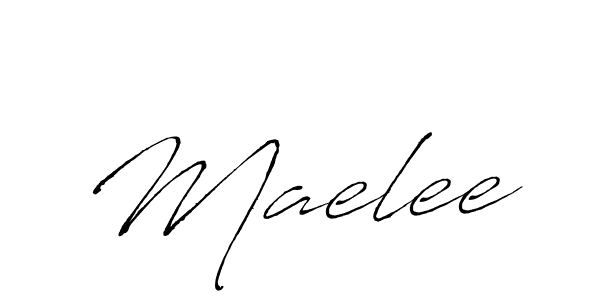 Create a beautiful signature design for name Maelee. With this signature (Antro_Vectra) fonts, you can make a handwritten signature for free. Maelee signature style 6 images and pictures png