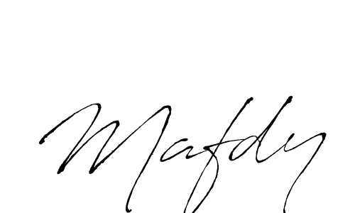 Design your own signature with our free online signature maker. With this signature software, you can create a handwritten (Antro_Vectra) signature for name Mafdy. Mafdy signature style 6 images and pictures png