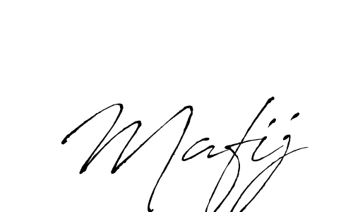 Use a signature maker to create a handwritten signature online. With this signature software, you can design (Antro_Vectra) your own signature for name Mafij. Mafij signature style 6 images and pictures png