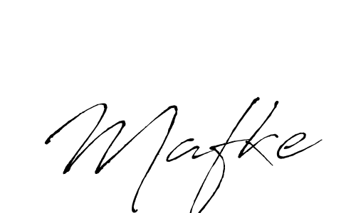 You should practise on your own different ways (Antro_Vectra) to write your name (Mafke) in signature. don't let someone else do it for you. Mafke signature style 6 images and pictures png