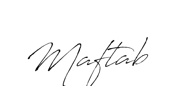 It looks lik you need a new signature style for name Maftab. Design unique handwritten (Antro_Vectra) signature with our free signature maker in just a few clicks. Maftab signature style 6 images and pictures png