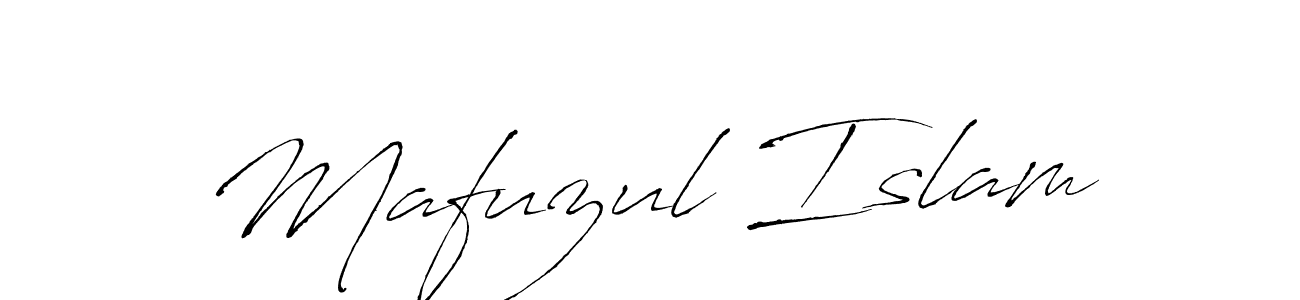 Make a beautiful signature design for name Mafuzul Islam. With this signature (Antro_Vectra) style, you can create a handwritten signature for free. Mafuzul Islam signature style 6 images and pictures png