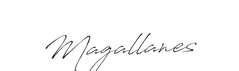 Make a beautiful signature design for name Magallanes. With this signature (Antro_Vectra) style, you can create a handwritten signature for free. Magallanes signature style 6 images and pictures png