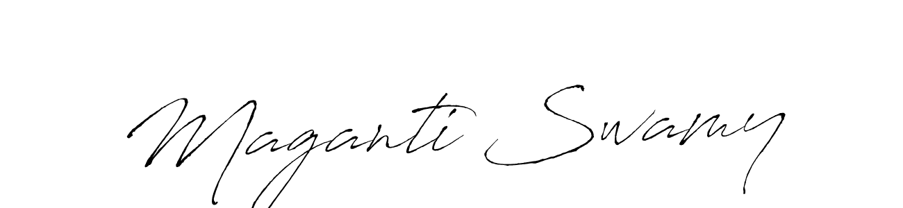 Maganti Swamy stylish signature style. Best Handwritten Sign (Antro_Vectra) for my name. Handwritten Signature Collection Ideas for my name Maganti Swamy. Maganti Swamy signature style 6 images and pictures png