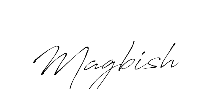 Design your own signature with our free online signature maker. With this signature software, you can create a handwritten (Antro_Vectra) signature for name Magbish. Magbish signature style 6 images and pictures png