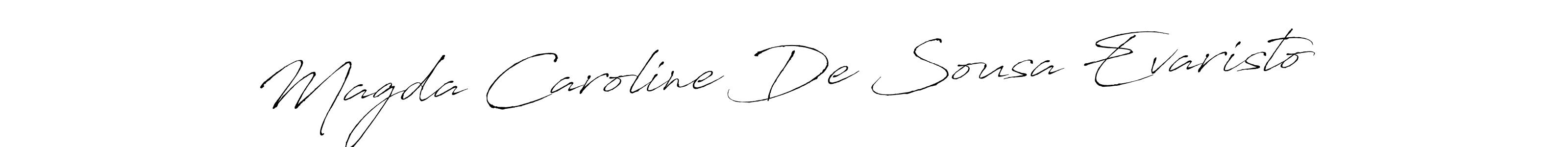 if you are searching for the best signature style for your name Magda Caroline De Sousa Evaristo. so please give up your signature search. here we have designed multiple signature styles  using Antro_Vectra. Magda Caroline De Sousa Evaristo signature style 6 images and pictures png
