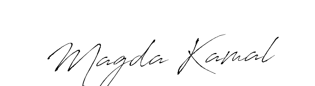 Create a beautiful signature design for name Magda Kamal. With this signature (Antro_Vectra) fonts, you can make a handwritten signature for free. Magda Kamal signature style 6 images and pictures png