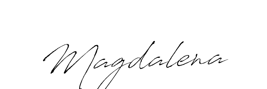 Create a beautiful signature design for name Magdalena. With this signature (Antro_Vectra) fonts, you can make a handwritten signature for free. Magdalena signature style 6 images and pictures png