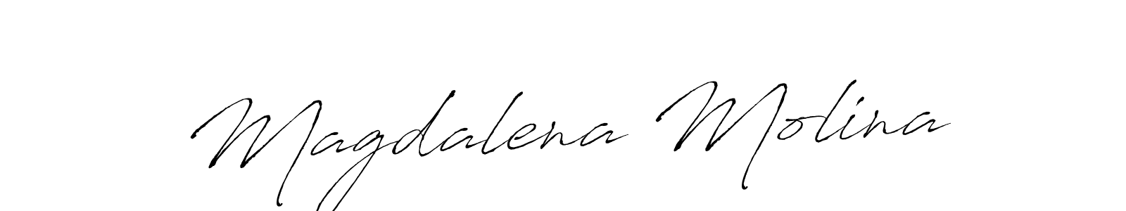 Also You can easily find your signature by using the search form. We will create Magdalena Molina name handwritten signature images for you free of cost using Antro_Vectra sign style. Magdalena Molina signature style 6 images and pictures png