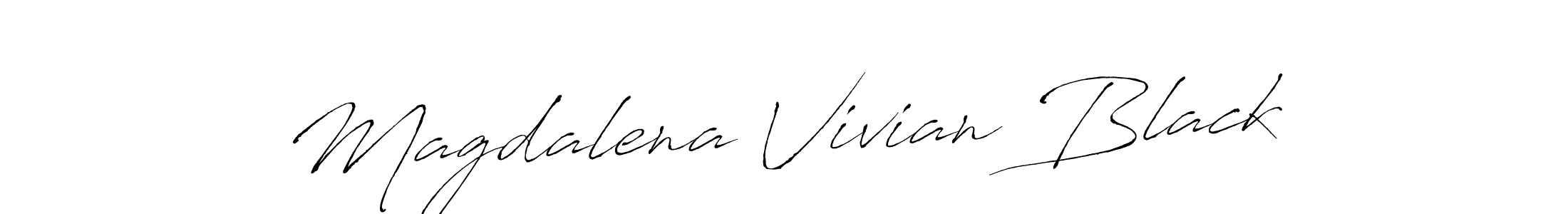 You should practise on your own different ways (Antro_Vectra) to write your name (Magdalena Vivian Black) in signature. don't let someone else do it for you. Magdalena Vivian Black signature style 6 images and pictures png