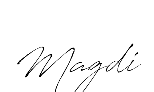 Similarly Antro_Vectra is the best handwritten signature design. Signature creator online .You can use it as an online autograph creator for name Magdi. Magdi signature style 6 images and pictures png