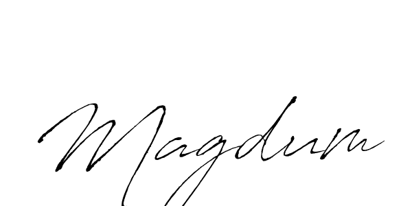 How to make Magdum name signature. Use Antro_Vectra style for creating short signs online. This is the latest handwritten sign. Magdum signature style 6 images and pictures png
