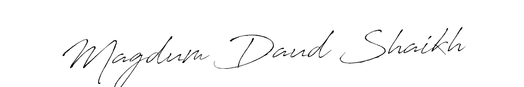 Make a beautiful signature design for name Magdum Daud Shaikh. Use this online signature maker to create a handwritten signature for free. Magdum Daud Shaikh signature style 6 images and pictures png