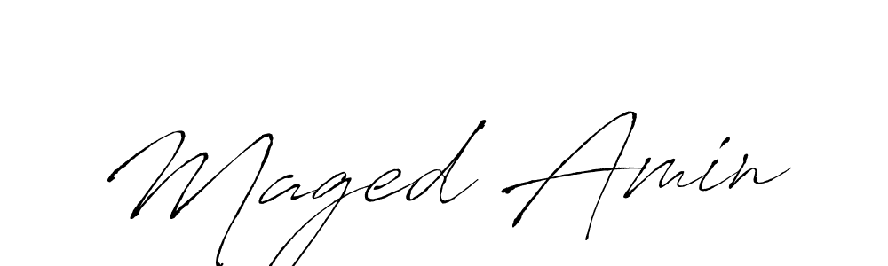 This is the best signature style for the Maged Amin name. Also you like these signature font (Antro_Vectra). Mix name signature. Maged Amin signature style 6 images and pictures png