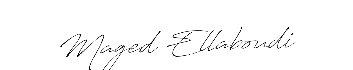 You should practise on your own different ways (Antro_Vectra) to write your name (Maged Ellaboudi) in signature. don't let someone else do it for you. Maged Ellaboudi signature style 6 images and pictures png