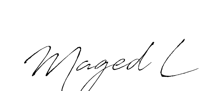 Best and Professional Signature Style for Maged L. Antro_Vectra Best Signature Style Collection. Maged L signature style 6 images and pictures png