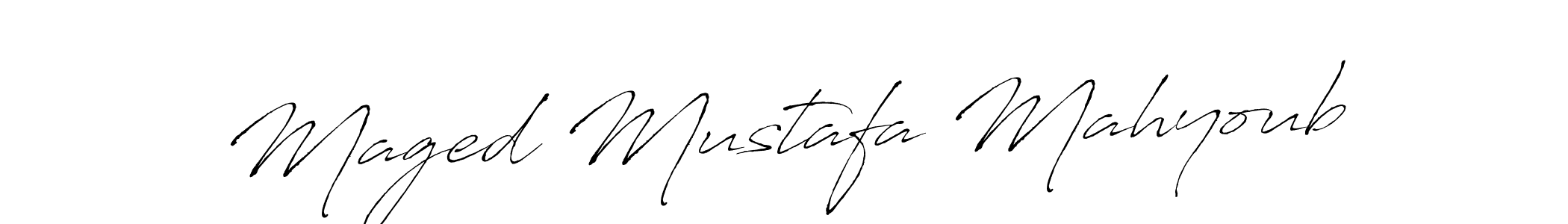 The best way (Antro_Vectra) to make a short signature is to pick only two or three words in your name. The name Maged Mustafa Mahyoub include a total of six letters. For converting this name. Maged Mustafa Mahyoub signature style 6 images and pictures png