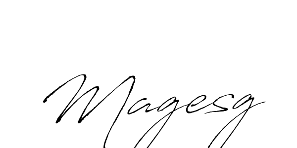 How to make Magesg signature? Antro_Vectra is a professional autograph style. Create handwritten signature for Magesg name. Magesg signature style 6 images and pictures png