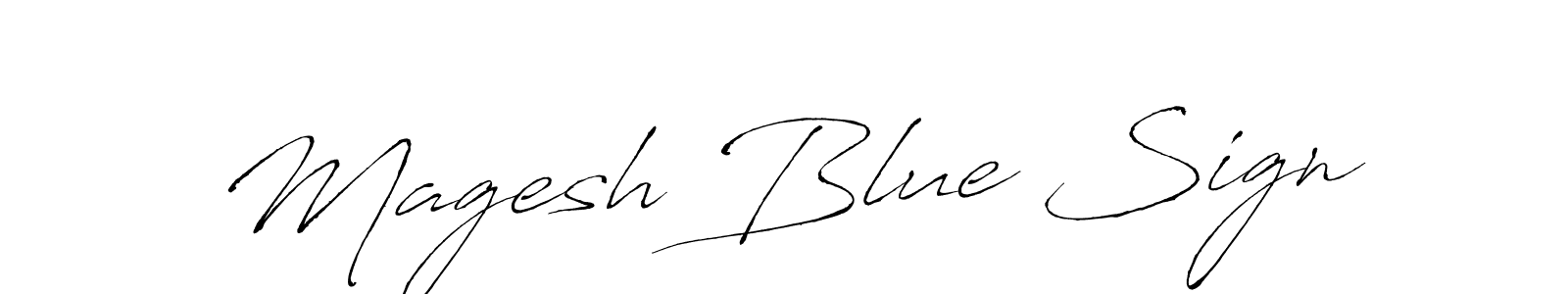 Once you've used our free online signature maker to create your best signature Antro_Vectra style, it's time to enjoy all of the benefits that Magesh Blue Sign name signing documents. Magesh Blue Sign signature style 6 images and pictures png