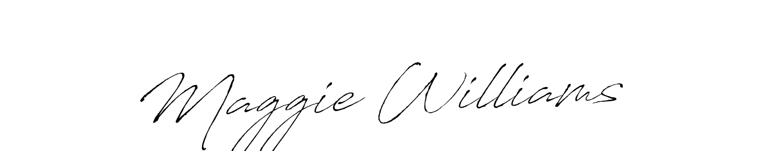 Create a beautiful signature design for name Maggie Williams. With this signature (Antro_Vectra) fonts, you can make a handwritten signature for free. Maggie Williams signature style 6 images and pictures png