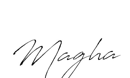 The best way (Antro_Vectra) to make a short signature is to pick only two or three words in your name. The name Magha include a total of six letters. For converting this name. Magha signature style 6 images and pictures png