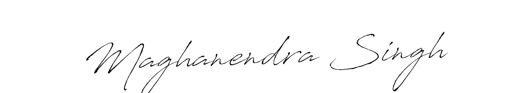Design your own signature with our free online signature maker. With this signature software, you can create a handwritten (Antro_Vectra) signature for name Maghanendra Singh. Maghanendra Singh signature style 6 images and pictures png