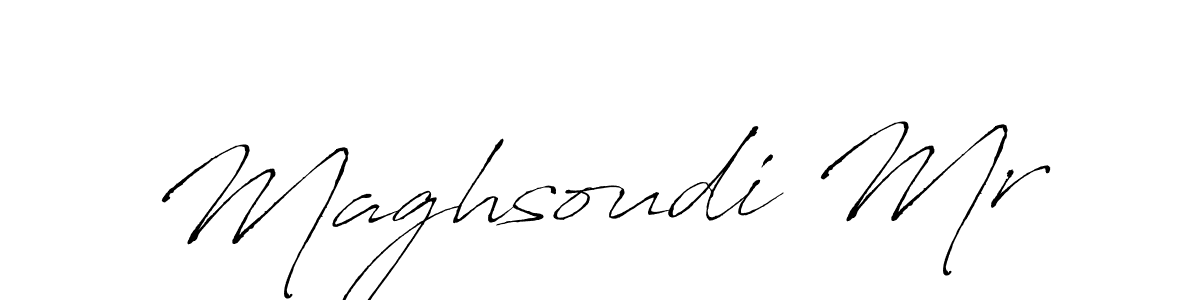 Create a beautiful signature design for name Maghsoudi Mr. With this signature (Antro_Vectra) fonts, you can make a handwritten signature for free. Maghsoudi Mr signature style 6 images and pictures png