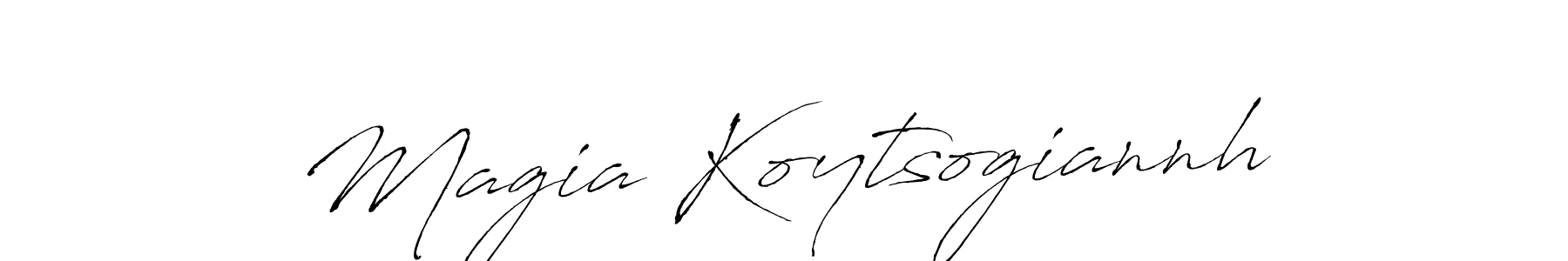 How to make Magia Koytsogiannh signature? Antro_Vectra is a professional autograph style. Create handwritten signature for Magia Koytsogiannh name. Magia Koytsogiannh signature style 6 images and pictures png