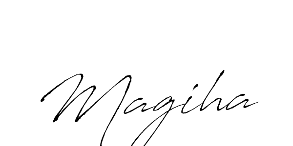 Also we have Magiha name is the best signature style. Create professional handwritten signature collection using Antro_Vectra autograph style. Magiha signature style 6 images and pictures png
