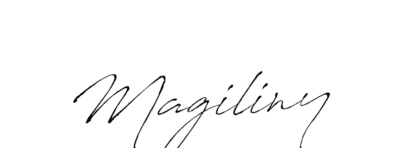 Once you've used our free online signature maker to create your best signature Antro_Vectra style, it's time to enjoy all of the benefits that Magiliny name signing documents. Magiliny signature style 6 images and pictures png