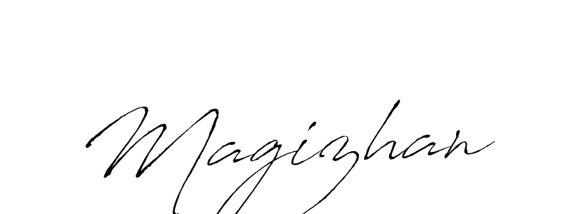 Magizhan stylish signature style. Best Handwritten Sign (Antro_Vectra) for my name. Handwritten Signature Collection Ideas for my name Magizhan. Magizhan signature style 6 images and pictures png
