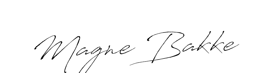 Create a beautiful signature design for name Magne Bakke. With this signature (Antro_Vectra) fonts, you can make a handwritten signature for free. Magne Bakke signature style 6 images and pictures png