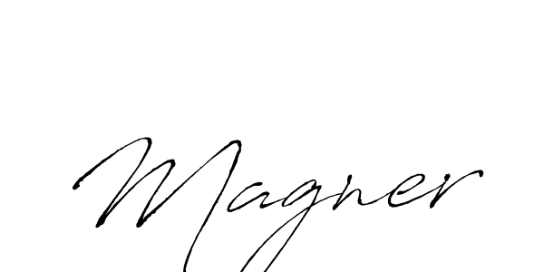 Magner stylish signature style. Best Handwritten Sign (Antro_Vectra) for my name. Handwritten Signature Collection Ideas for my name Magner. Magner signature style 6 images and pictures png