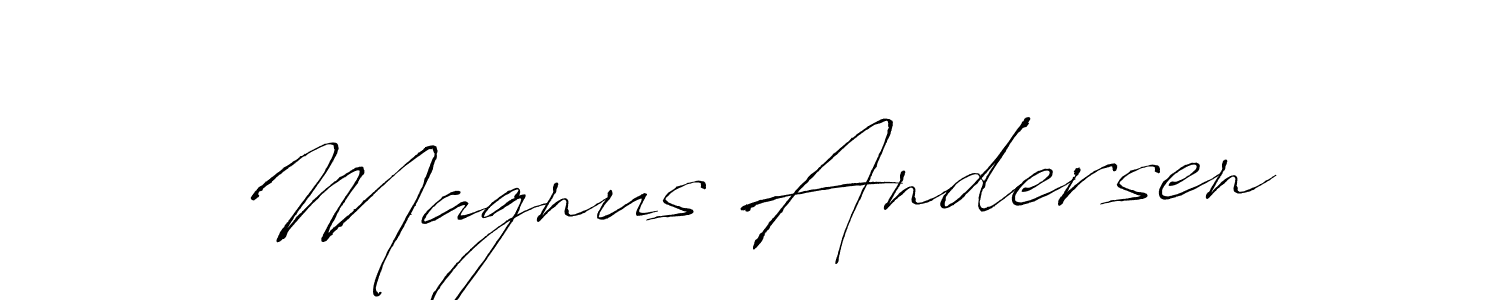 Also You can easily find your signature by using the search form. We will create Magnus Andersen name handwritten signature images for you free of cost using Antro_Vectra sign style. Magnus Andersen signature style 6 images and pictures png