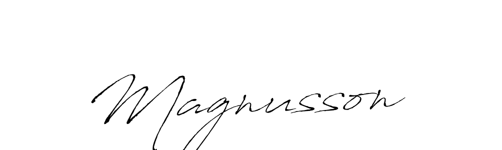 How to make Magnusson  name signature. Use Antro_Vectra style for creating short signs online. This is the latest handwritten sign. Magnusson  signature style 6 images and pictures png