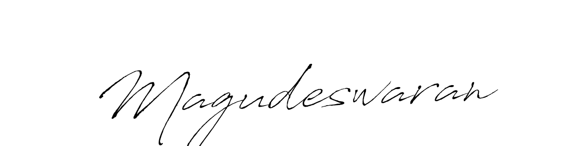 Create a beautiful signature design for name Magudeswaran. With this signature (Antro_Vectra) fonts, you can make a handwritten signature for free. Magudeswaran signature style 6 images and pictures png