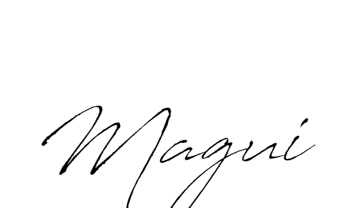 Antro_Vectra is a professional signature style that is perfect for those who want to add a touch of class to their signature. It is also a great choice for those who want to make their signature more unique. Get Magui name to fancy signature for free. Magui signature style 6 images and pictures png