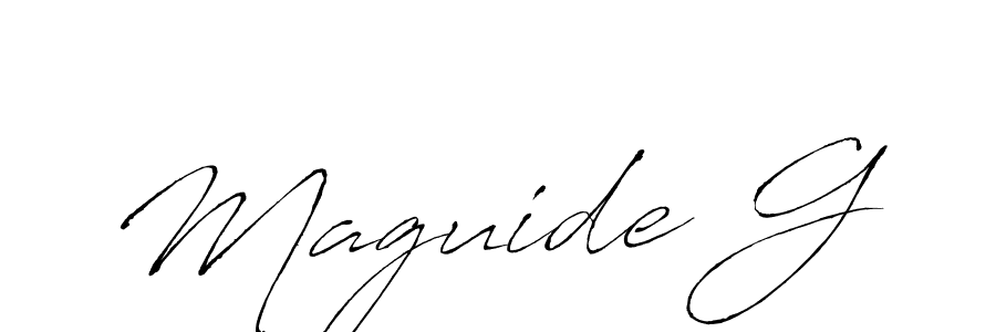 if you are searching for the best signature style for your name Maguide G. so please give up your signature search. here we have designed multiple signature styles  using Antro_Vectra. Maguide G signature style 6 images and pictures png