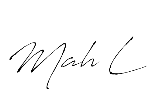 How to make Mah L signature? Antro_Vectra is a professional autograph style. Create handwritten signature for Mah L name. Mah L signature style 6 images and pictures png