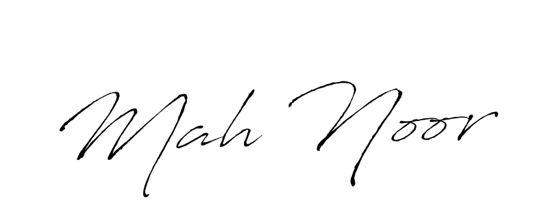 Create a beautiful signature design for name Mah Noor. With this signature (Antro_Vectra) fonts, you can make a handwritten signature for free. Mah Noor signature style 6 images and pictures png