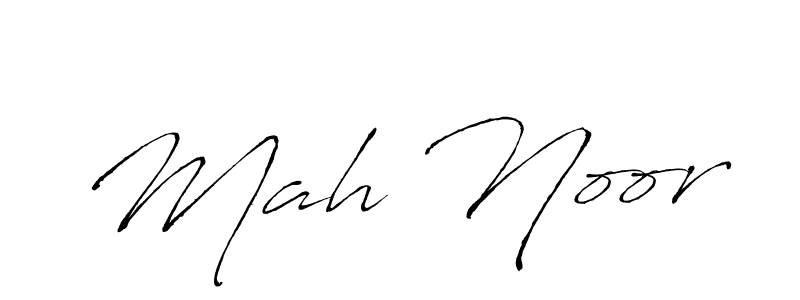 Create a beautiful signature design for name Mah Noor. With this signature (Antro_Vectra) fonts, you can make a handwritten signature for free. Mah Noor signature style 6 images and pictures png