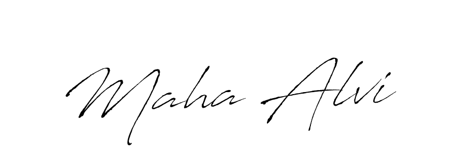 Also You can easily find your signature by using the search form. We will create Maha Alvi name handwritten signature images for you free of cost using Antro_Vectra sign style. Maha Alvi signature style 6 images and pictures png