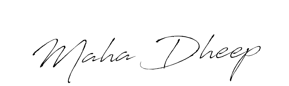 Antro_Vectra is a professional signature style that is perfect for those who want to add a touch of class to their signature. It is also a great choice for those who want to make their signature more unique. Get Maha Dheep name to fancy signature for free. Maha Dheep signature style 6 images and pictures png