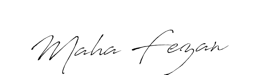You can use this online signature creator to create a handwritten signature for the name Maha Fezan. This is the best online autograph maker. Maha Fezan signature style 6 images and pictures png