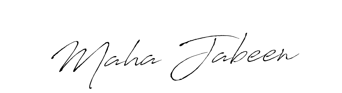 Also we have Maha Jabeen name is the best signature style. Create professional handwritten signature collection using Antro_Vectra autograph style. Maha Jabeen signature style 6 images and pictures png