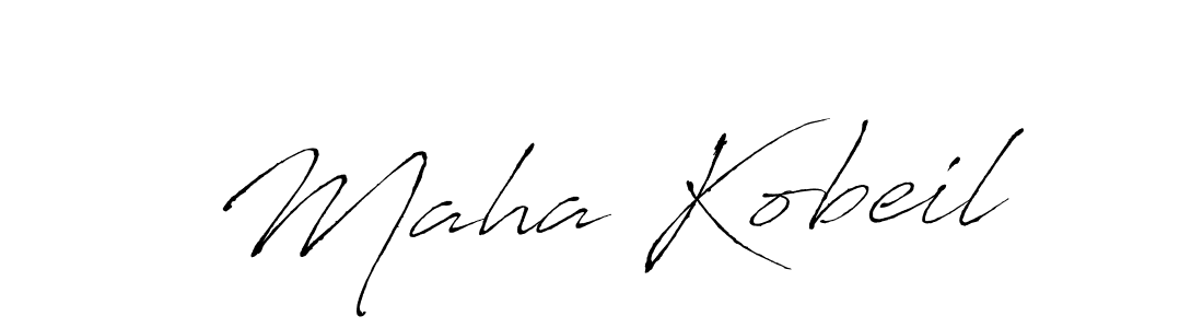 You can use this online signature creator to create a handwritten signature for the name Maha Kobeil. This is the best online autograph maker. Maha Kobeil signature style 6 images and pictures png