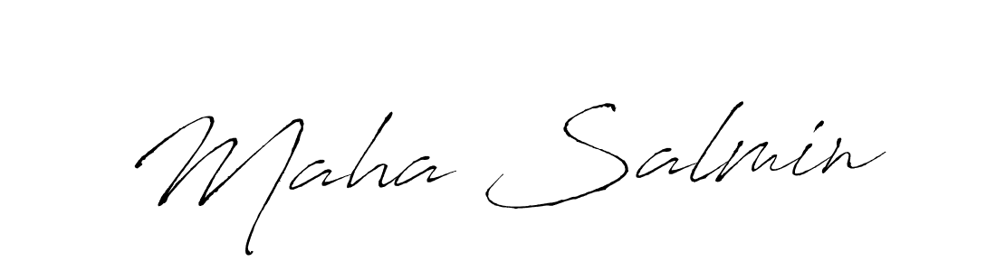 It looks lik you need a new signature style for name Maha Salmin. Design unique handwritten (Antro_Vectra) signature with our free signature maker in just a few clicks. Maha Salmin signature style 6 images and pictures png
