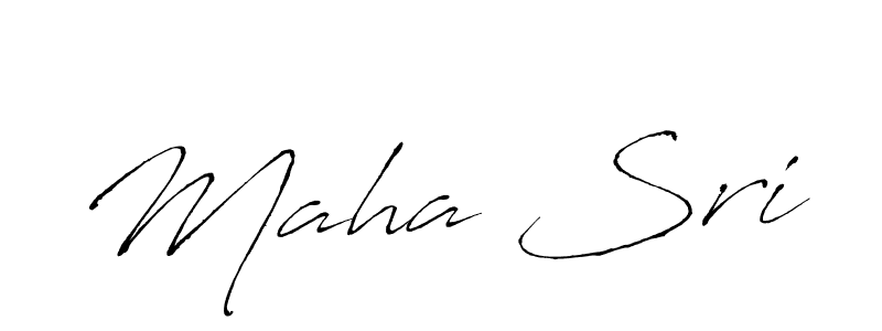 Maha Sri stylish signature style. Best Handwritten Sign (Antro_Vectra) for my name. Handwritten Signature Collection Ideas for my name Maha Sri. Maha Sri signature style 6 images and pictures png