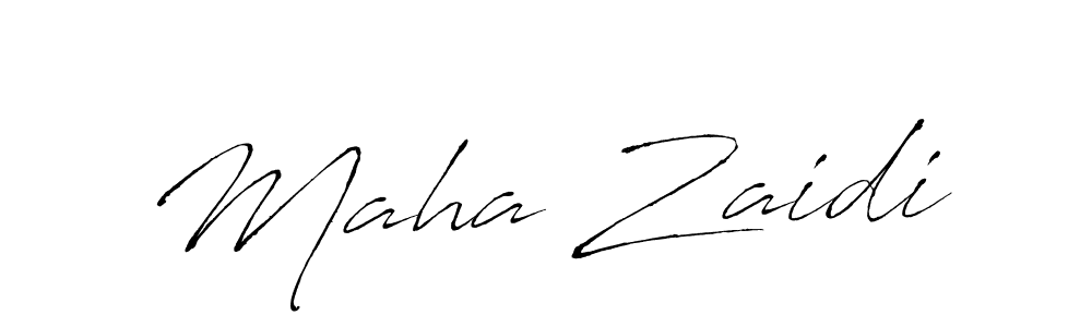 Make a beautiful signature design for name Maha Zaidi. Use this online signature maker to create a handwritten signature for free. Maha Zaidi signature style 6 images and pictures png