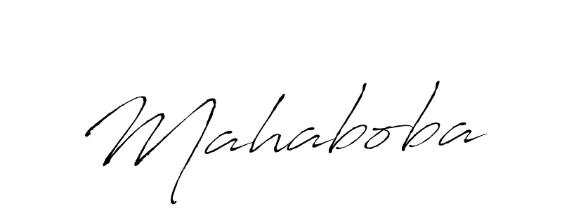 Also we have Mahaboba name is the best signature style. Create professional handwritten signature collection using Antro_Vectra autograph style. Mahaboba signature style 6 images and pictures png